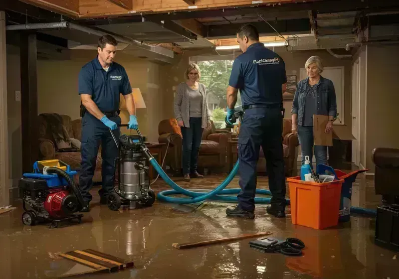 Basement Water Extraction and Removal Techniques process in Clay County, AL